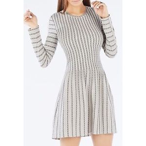 Marlin Pleated striped jacquard dressNew With tags